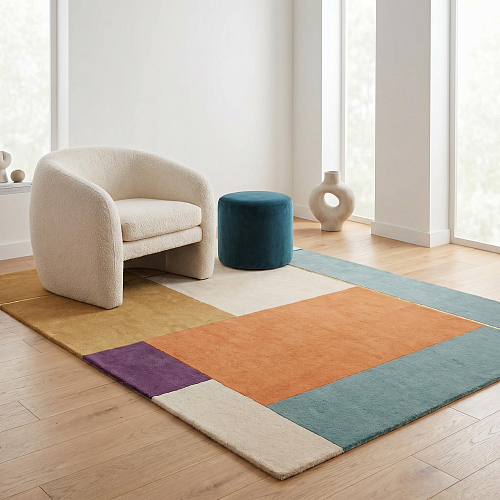 Tapete Warm Blocks