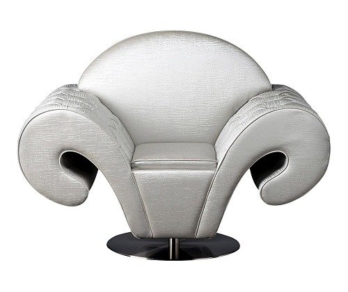 Poltrona Giratória Silhouette Branca