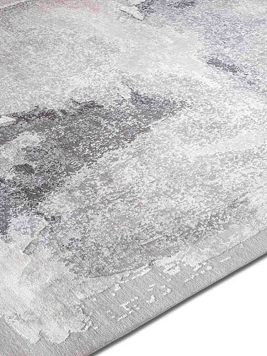 Tapete Mono Cinzento Luxury Feito à Mão