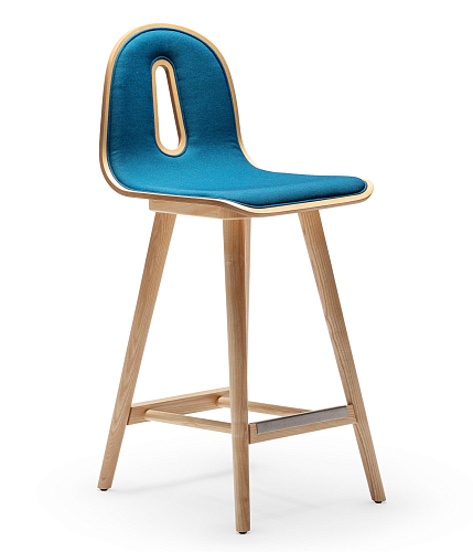 Banco de Bar Gotham Woody SG-65-I Azul