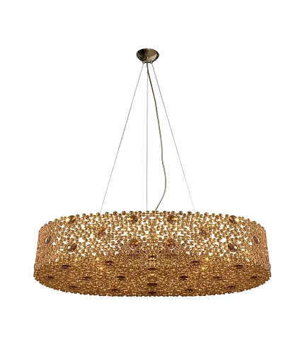 Lustre oval vidro bronze Eternelle