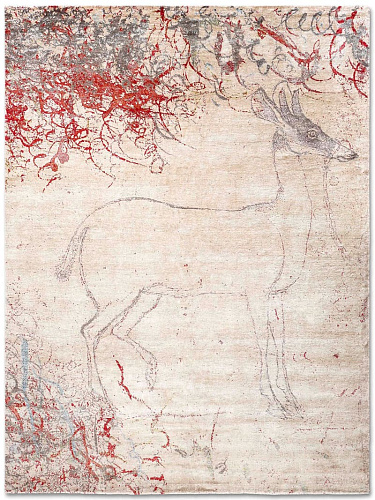 Tapete Antelope Tecido à Mão