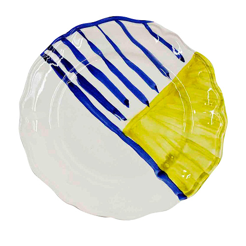 Prato cerâmico artesanal