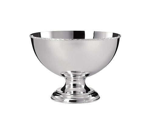 Balde Real prateado para seis garrafas de champanhe