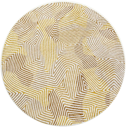 Tapete Yellow Hippy 9799 Redondo