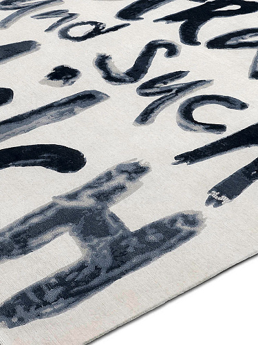 Tapete Luxuoso Suche Milch Anodado à Mão