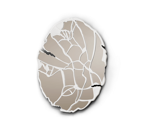 Espelho marfim artesanal