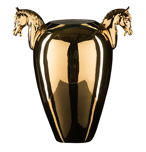 Vaso Horse Dourado