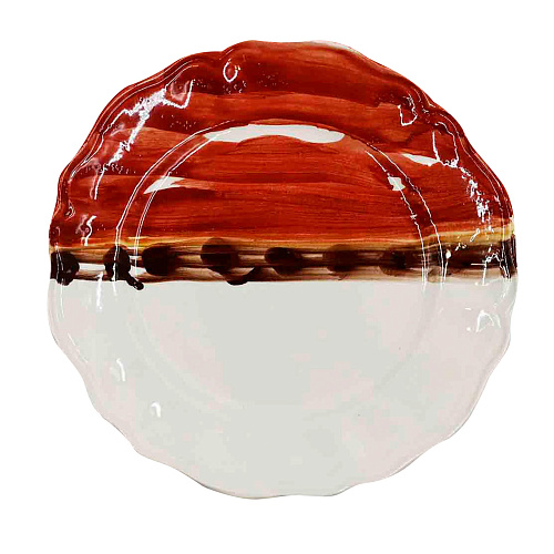 Prato cerâmico artesanal