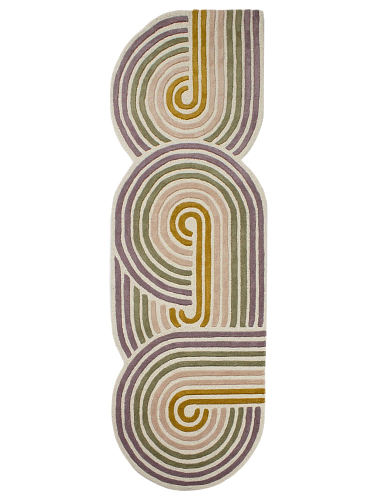 Passadeira Espiral Enrolada Verde