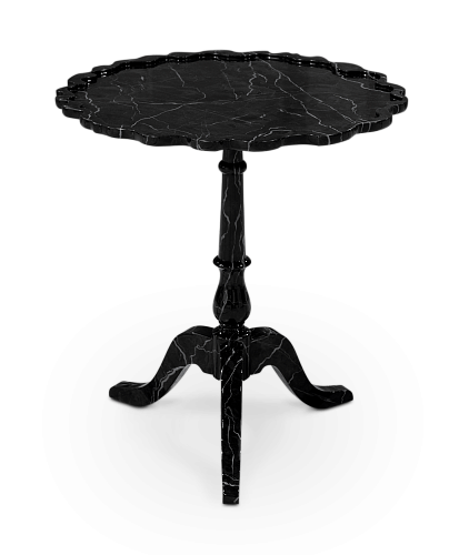 Mesa de Apoio Aegis com Acabamento em Mármore