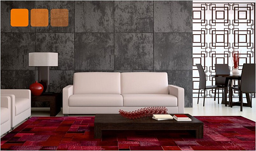 Tapete Pele de Vaca Puzzle col.6