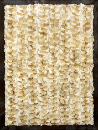 Tapete Pele Wolf Amarelo