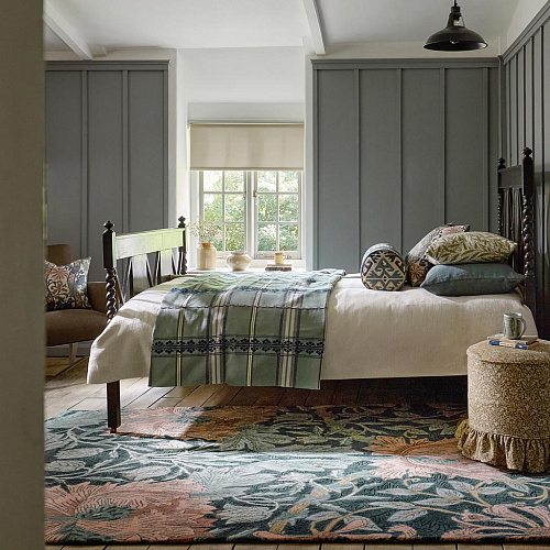 Tapete Honeysuckle & Tulip Teal