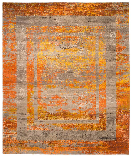 Tapete Artwork 27 Triple Border Reverse Laranja
