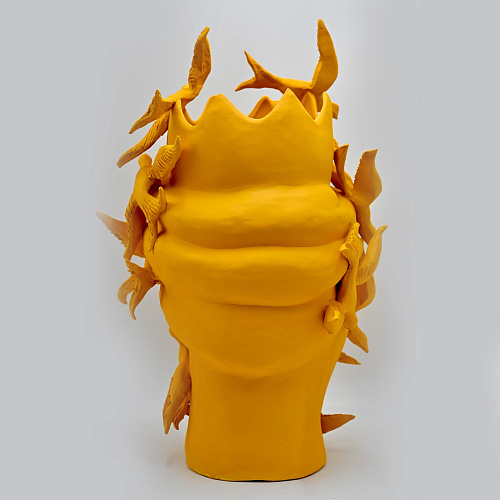 Escultura Moor's Head laranja