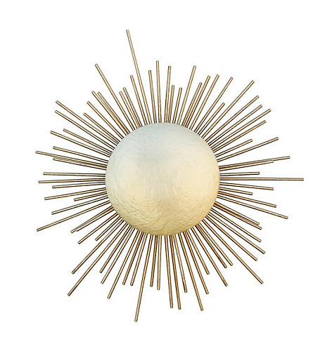 Candeeiro de parede radiante latão