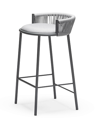 Banco de Bar para Exterior Millie SG-65 Cinzento
