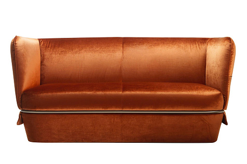 Sofá Único Laranja Chemise