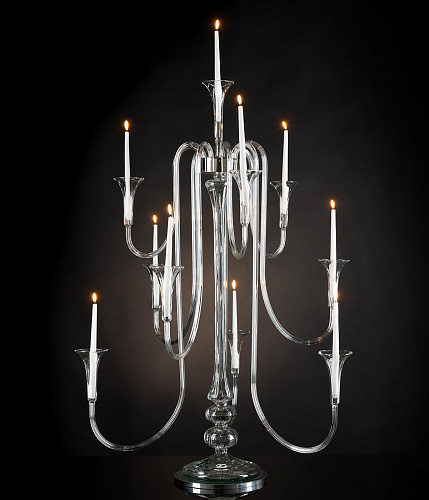 Candelabro em Vidro Octopus