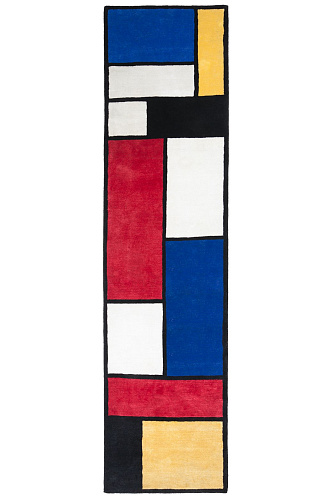 Tapete Mondrian Runner Tecido à Mão