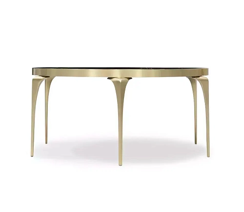 Mesa de Centro Mármore Sahara Noir Rhea