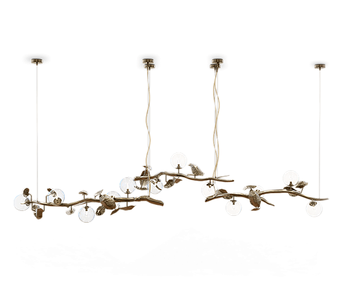 Candeeiro suspenso pátina Athena