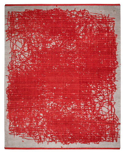 Tapete Grid Enjoy Vermelho