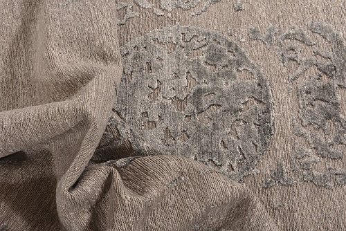 Tapete Feito à Mão Seda de Bambu Indiano