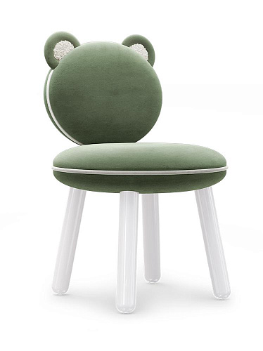 Cadeira infantil Fluffy Bear verde