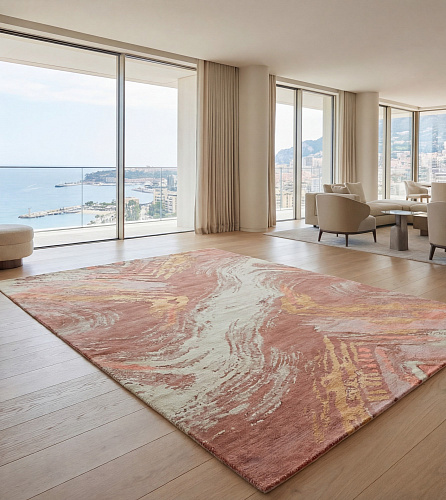 Tapete Marble Drift Rose