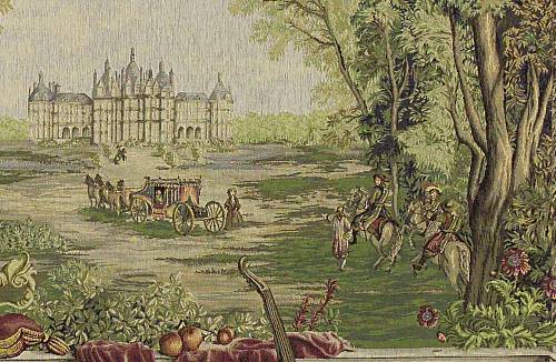 Tapeçaria verdura no castelo (grande)