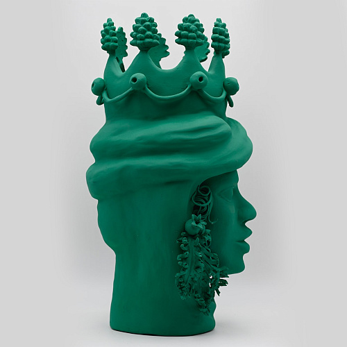 Escultura Moor's Head verde