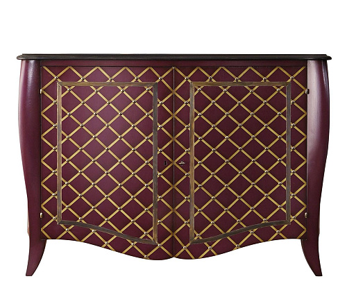 Aparador em Roxo e Amarelo