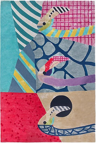 Tapete Pop Art Indiano Tecido à Mão