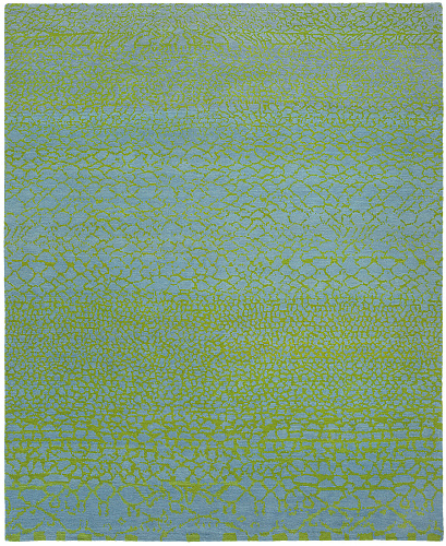 Tapete Gamba Tourouk Aqua Verde