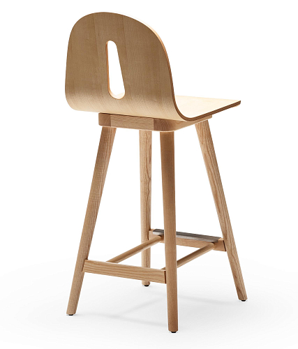 Banco de Bar Gotham Woody SG-65 em Freixo Natural