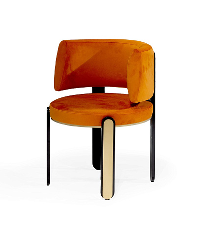 Cadeira de Jantar Tiffany Laranja