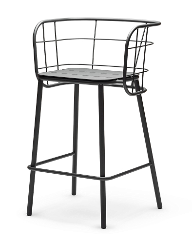 Banco de Bar para Exterior Jujube SG Antracite