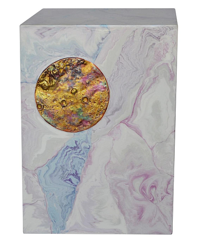 Mesa de Apoio em Scagliola Rosa