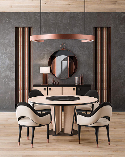 Candeeiro suspenso redondo