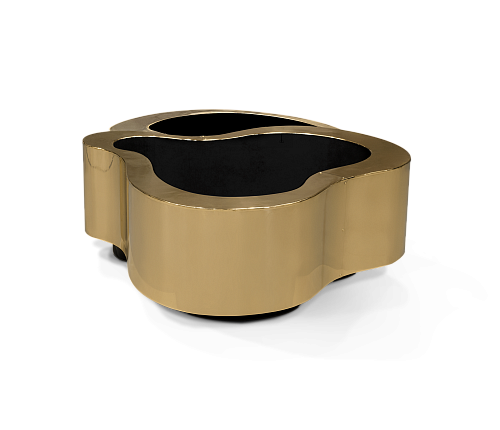 Conjunto de Mesas de Centro Crest Pátina Polida