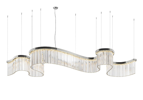 Lustre Snake em Níquel