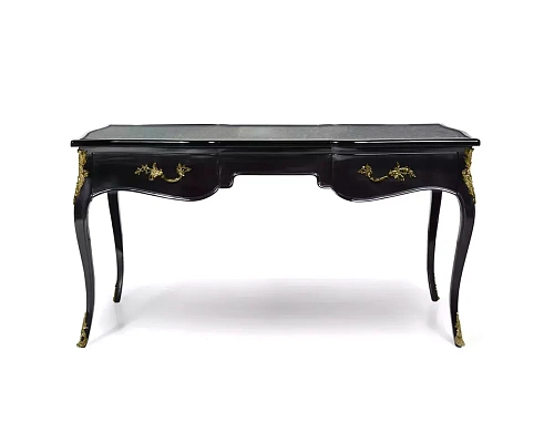 Secretária Ormolu com Tampo Pluma Pavão Exótica