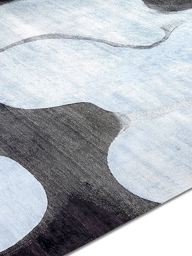 Tapete Azul Feito à Mão Luxury