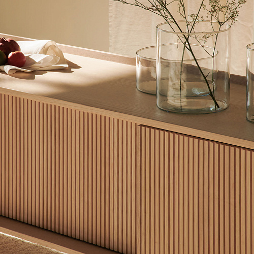 Aparador Sipario baixo natural 2 portas