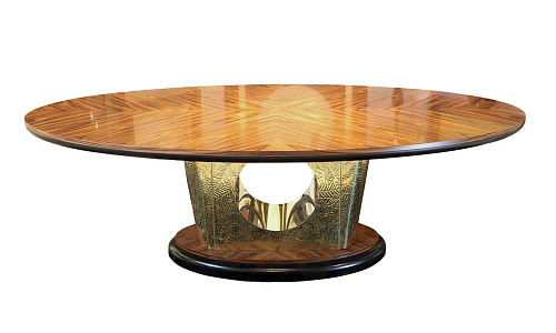 Mesa de Jantar Oval em Pau-Santo