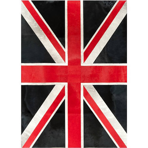 Tapete Pele de Vaca Union Jack col.1