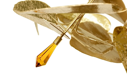 Candeeiro suspenso globo charme real