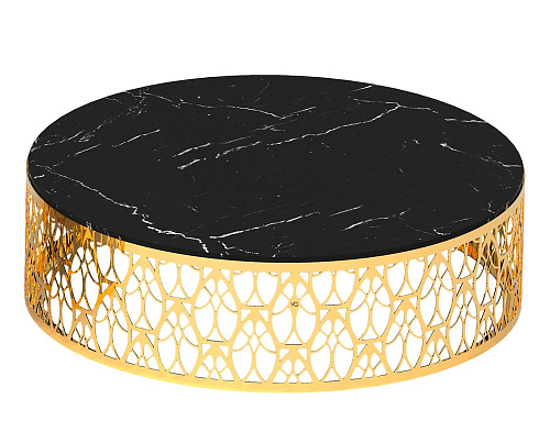 Mesa de Centro Cabaret Dourada